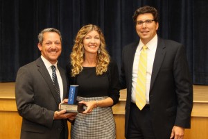 Brian and Ruth Green with Richard Samet